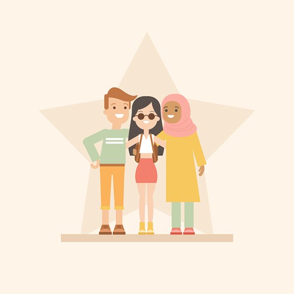 How to Create a Group of International Friends in Adobe Illustrator