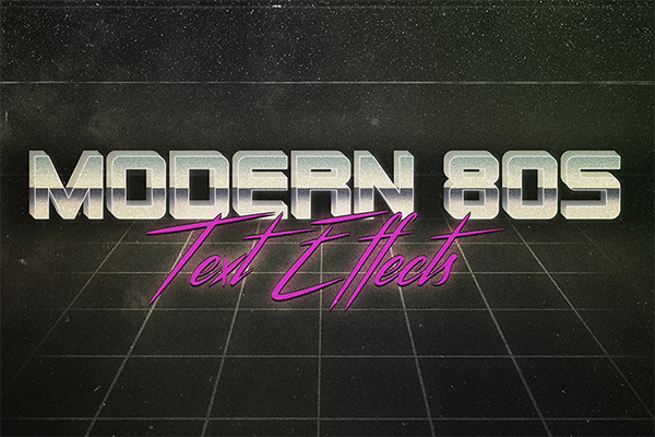 How to Create an 80s-Inspired Text Effect in Adobe Photoshop