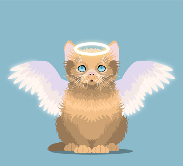 Create an Innocent Fluffy Kitten With Basic Shapes in Adobe Illustrator