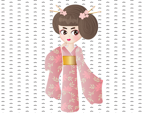 Create a Geisha Girl in Illustrator