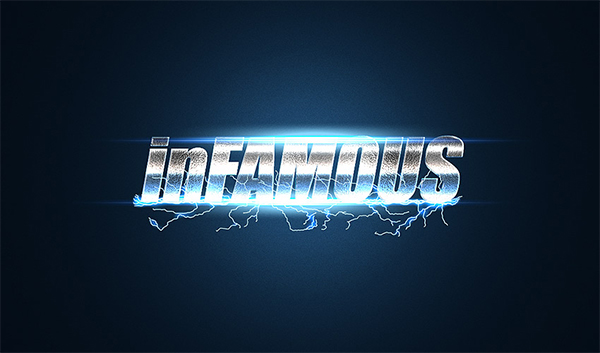How to Create an inFamous Inspired Text Effect in Adobe Photoshop