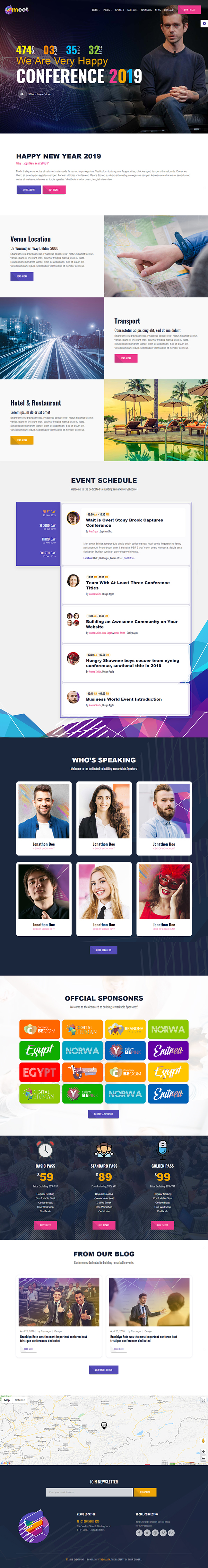 Event HTML | Emeet for Event, Conference and Meetup