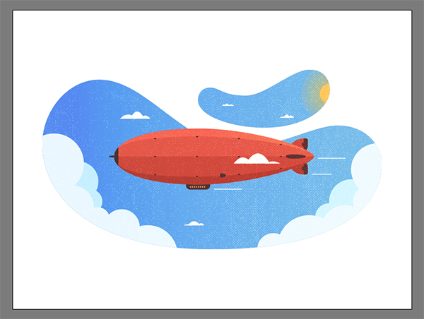 How to Create a Zeppelin Illustration in Adobe Illustrator