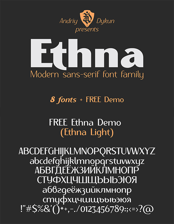 Ethna Free Font