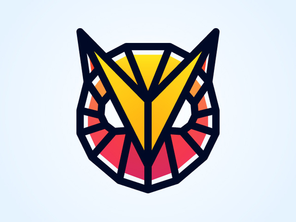 Owl Line Art Logo