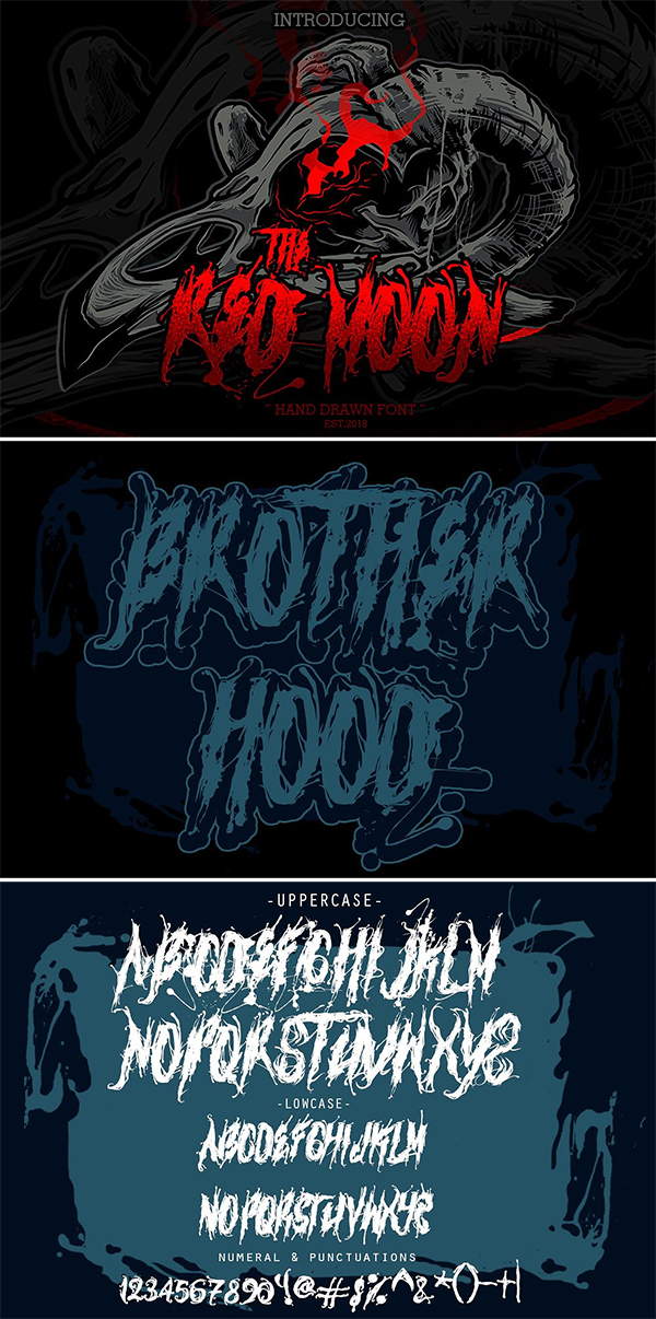 The Red Moon Font