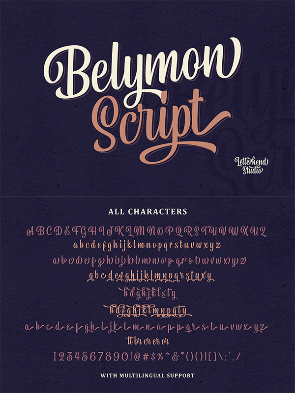 Belymon Script Font
