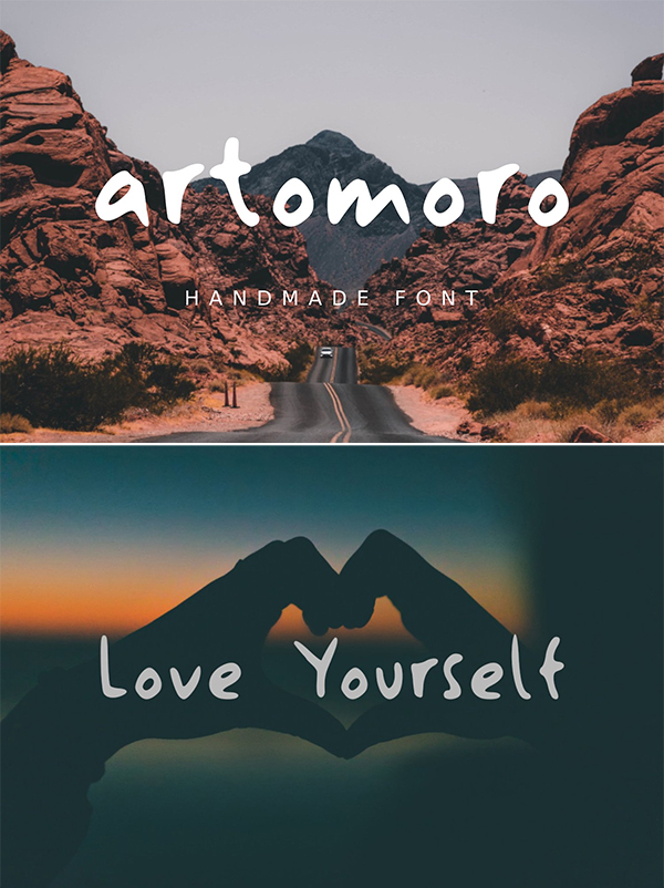 Artomoro Handmade Font