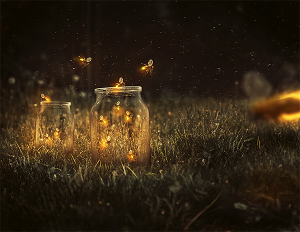 How to Create a Glowing, Fireflies Photo Manipulation in Adobe Photoshop