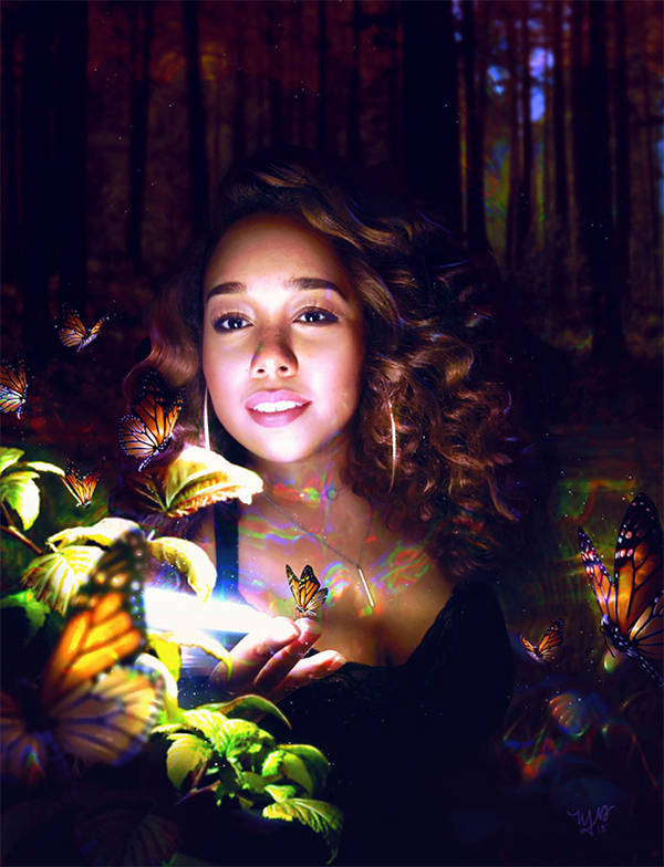 How to Create a Forest Self-Portrait Photo Manipulation in Adobe Photoshop