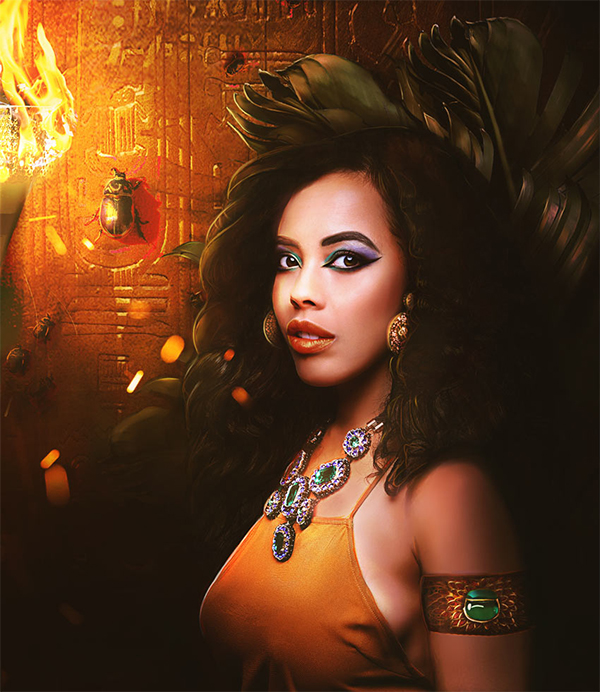 How to Create an Egyptian Goddess Manipulation in Adobe Photoshop