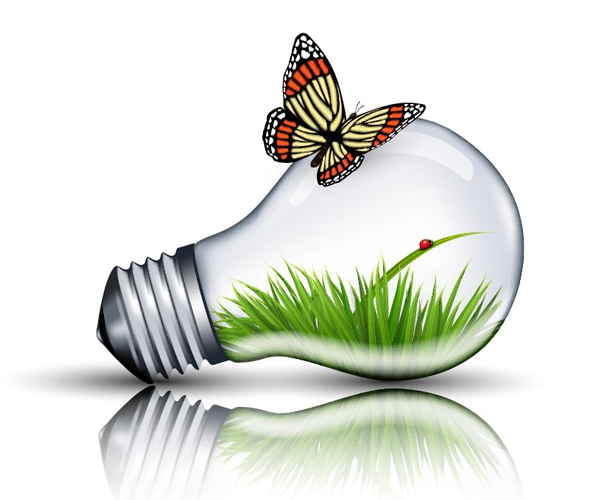 How to Create an Eco Bulb and Butterfly Illustration in Adobe Illustrator