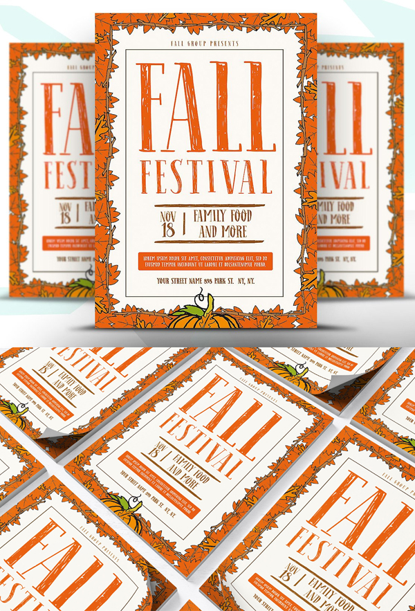 Fall Autumn Festival Flyer