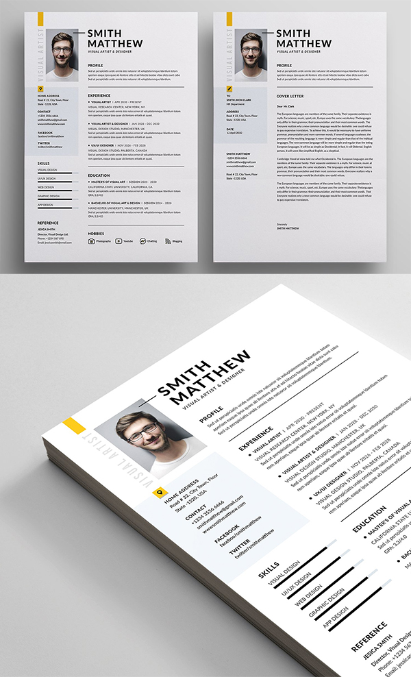Modern and Professional Resume / CV