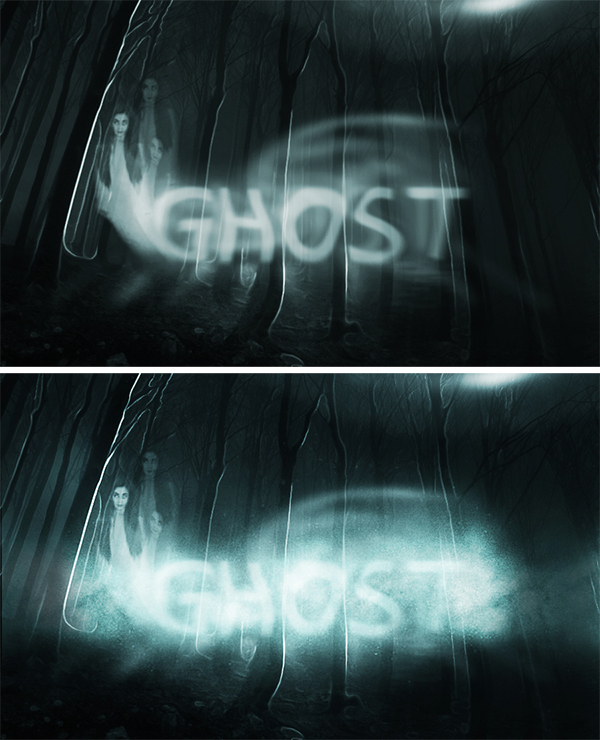 How to Create a Spooky Ghost Text Effect in Photoshop
