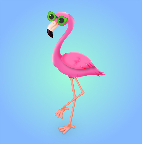 How to Draw a Flamingo Character in Adobe Illustrator