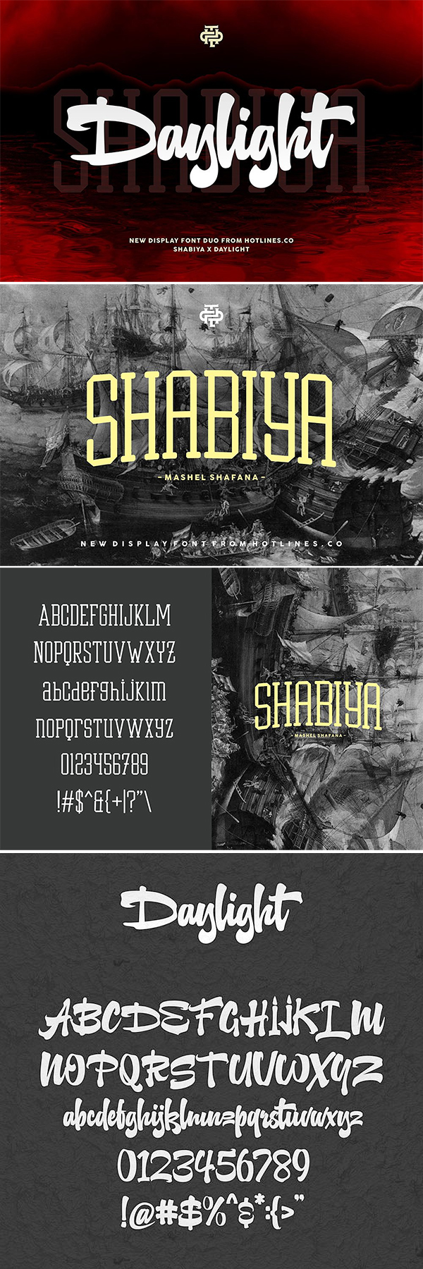 Daylight x Shabiya Display Font