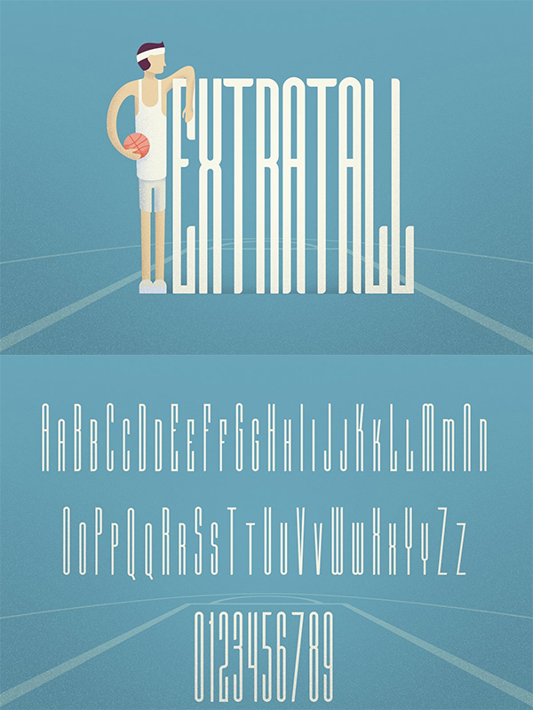 Extratall Font