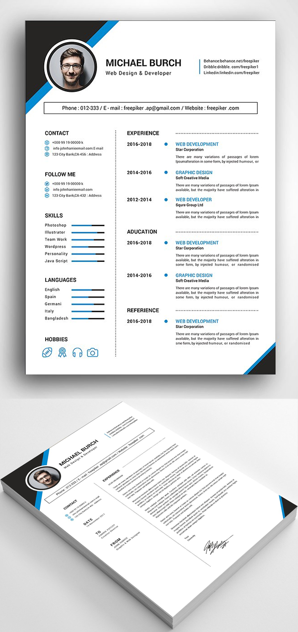 Awesome Resume / CV Template
