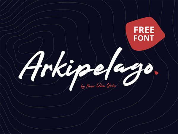 Arkipelago Brush Script Free Font