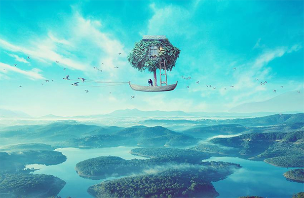 How to Create a Surreal Boat Photo Manipulation With Adobe Photoshop