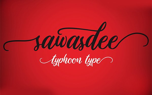 Awesome Sawasdee font
