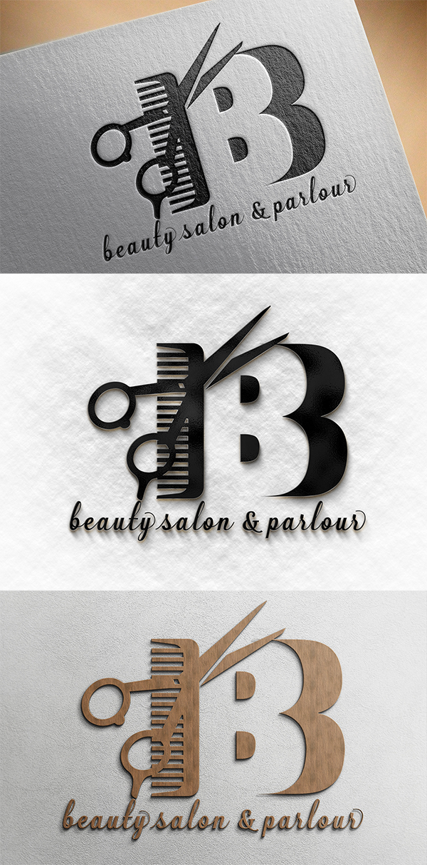 B3 Salon Logo Design