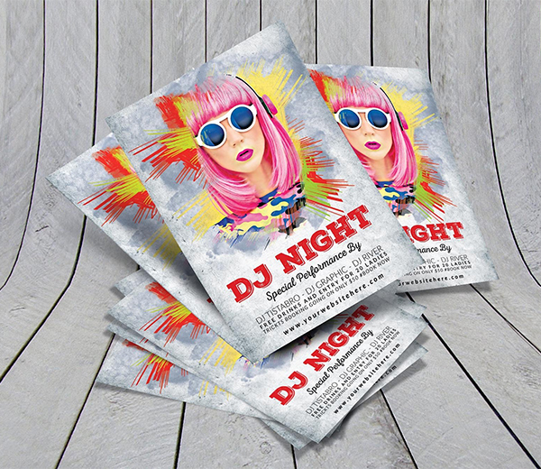 DJ Night Flyer Template