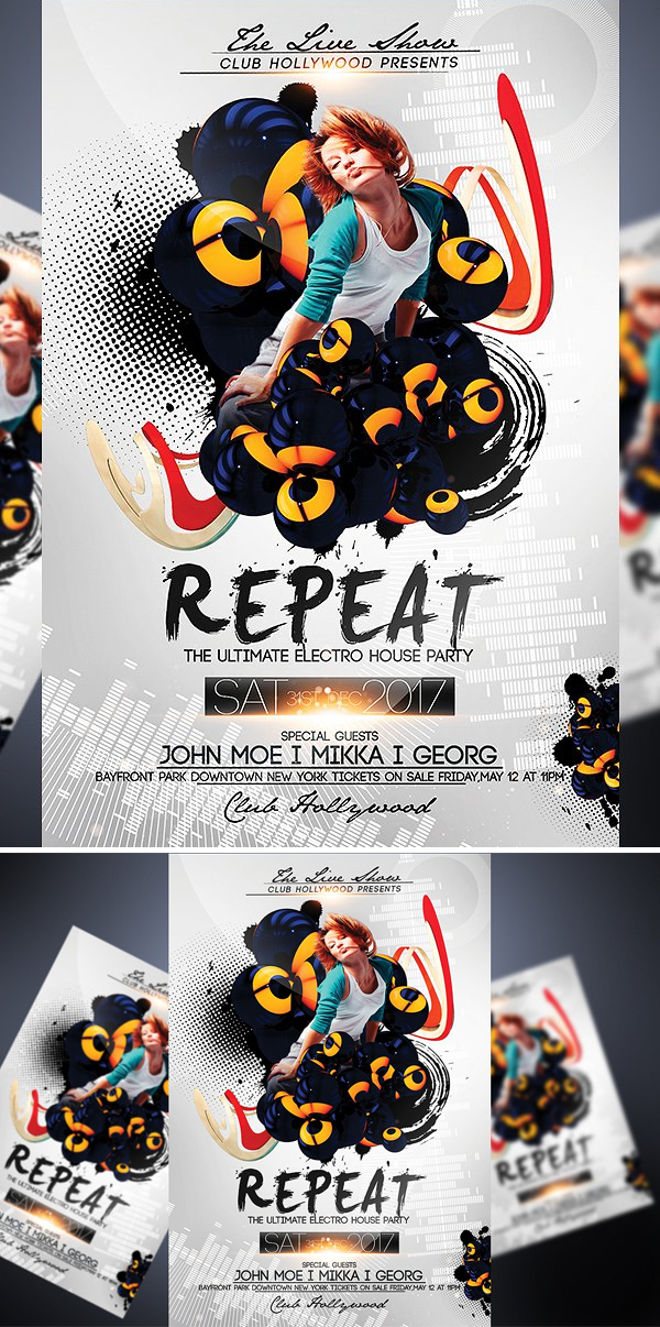 Repeat Flyer Template