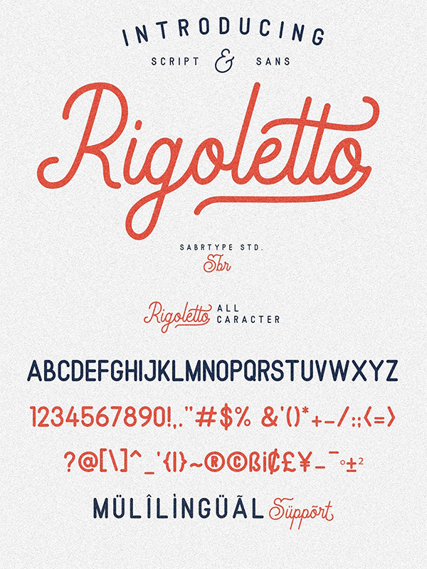 Rigoletto Script Font