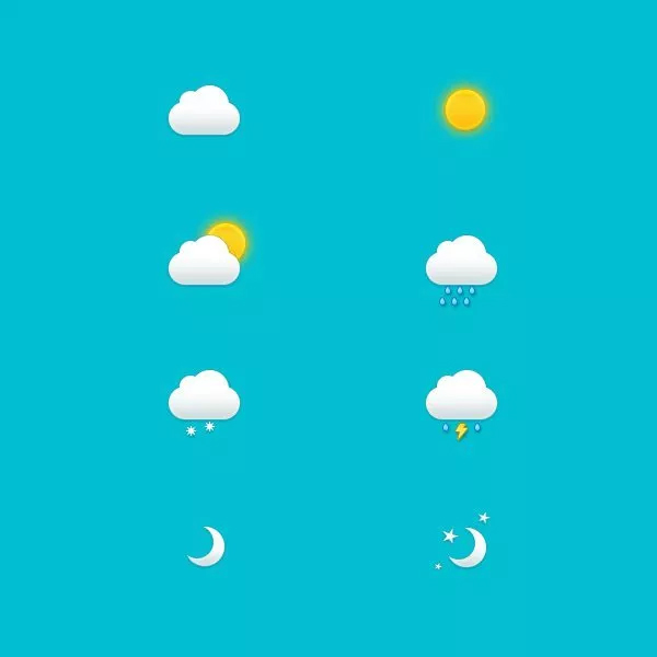 Create a Set of Weather Icons in Adobe Photoshop
