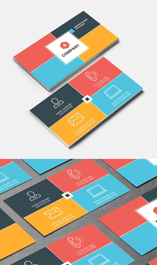 Colorful Business Card Design