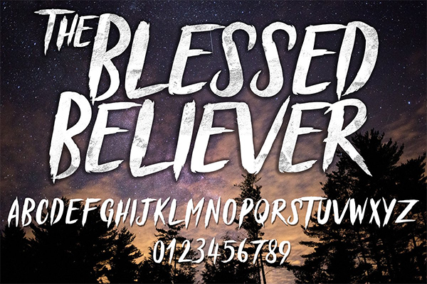 Blessed Believer Typeface