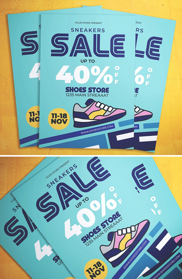 Shoes Sale Flyer