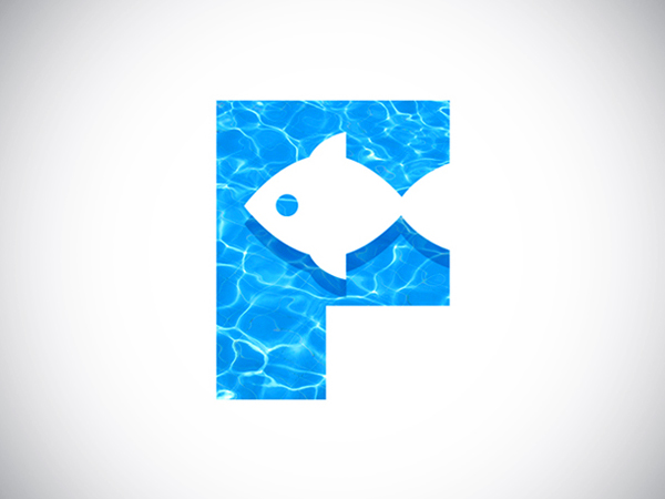 F For Fish Logo Design