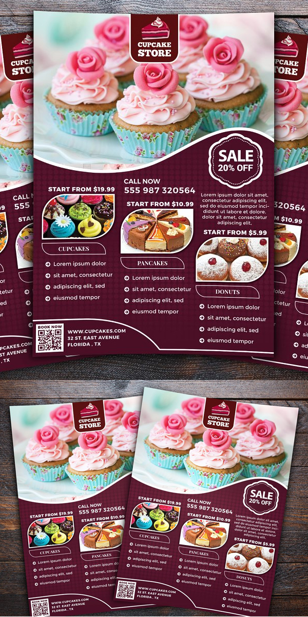 Cupcake Store Flyer