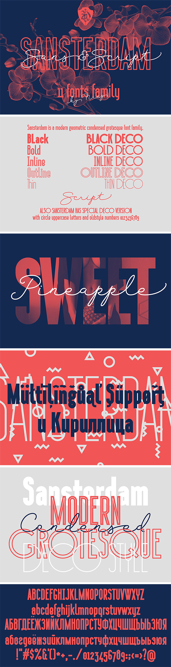 Free Download Creative Sansterdam Family Font For Designers