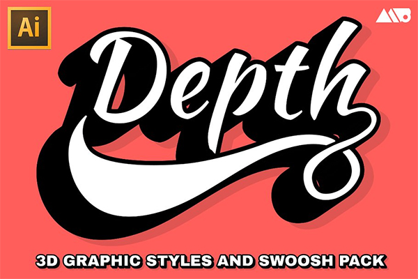 Depth - 3D Extrude and Swoosh Kit