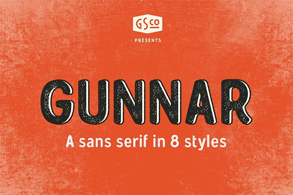 Gunnar - Sans Serif With 8 Styles