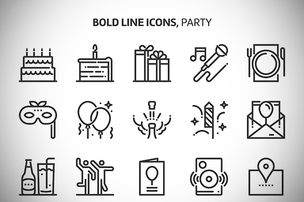 Party Event Icons