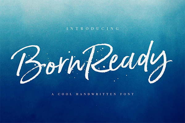 Born Ready Marker Font