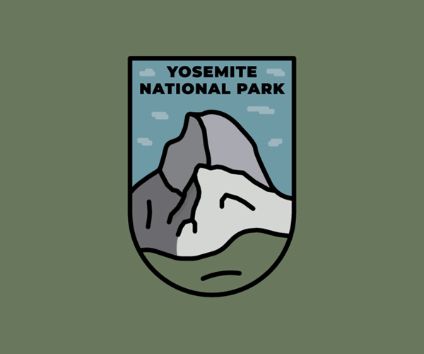 Yosemite National Park Badge