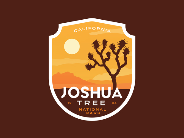 Joshua Tree Badge Logo Design