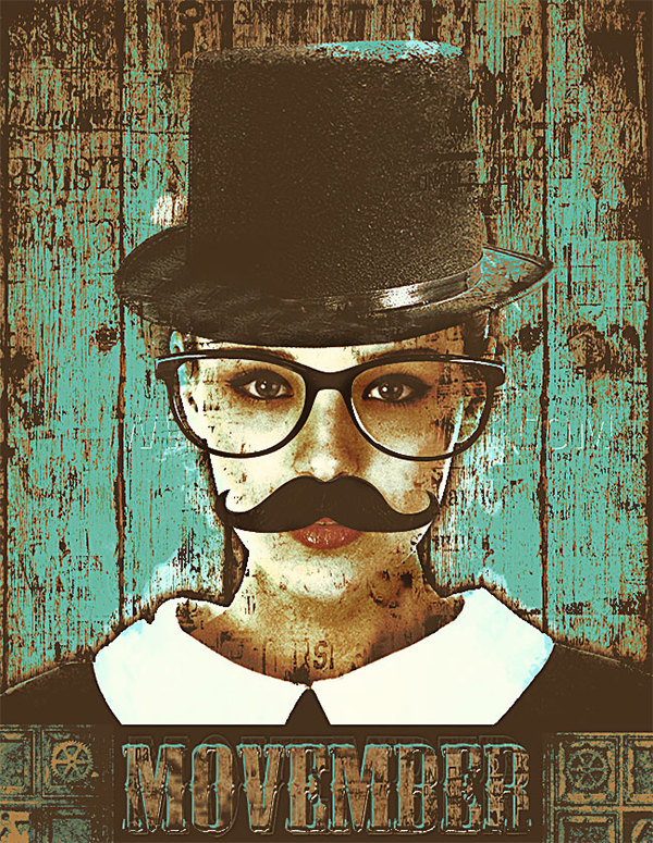 How to Create a Movember Flyer in Photoshop