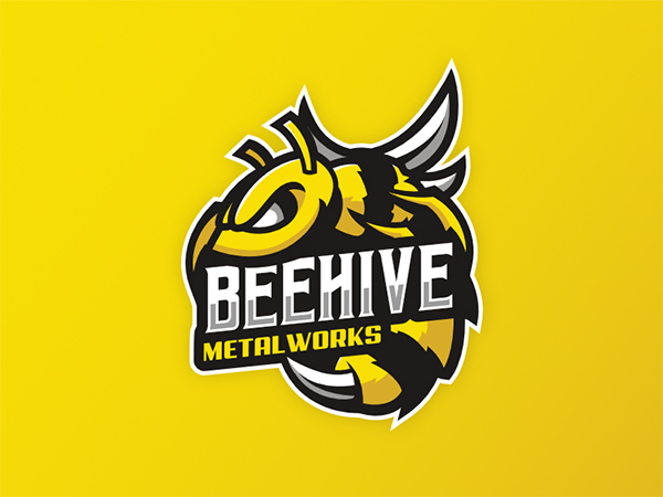Beehive Metalworks Logo Design