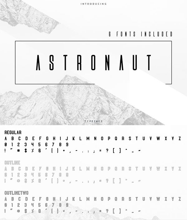 Astronaut Free Font