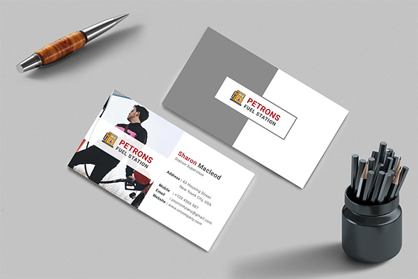 Fuel Station Business Card