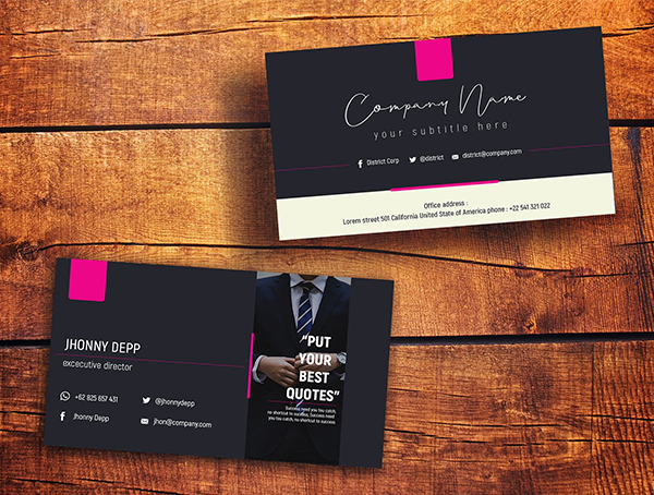 District Business Card Templates