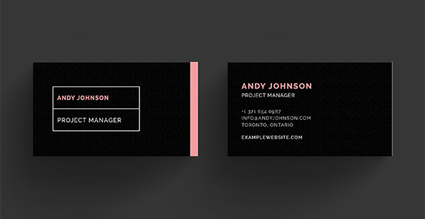 ANDY - Business Card Template