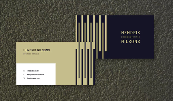 Hendrik Business Card Template